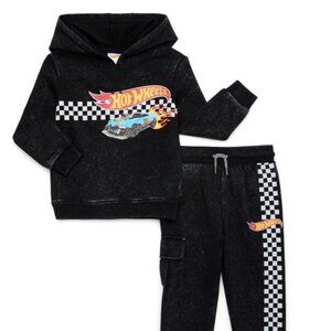 Hot Wheels Toddler Boy Hoodie and Joggers Set 5T